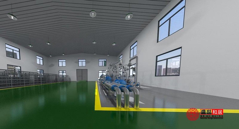 合肥廠房裝修設(shè)計：電子廠車間地面為什么大多都是綠色？